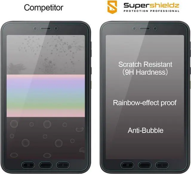 Alt view image 2 of 5 - (2 Pack) Designed for  Galaxy Tab Active 5 (8 inch) Tempered Glass Screen Protector Anti Scratch Bubble Free