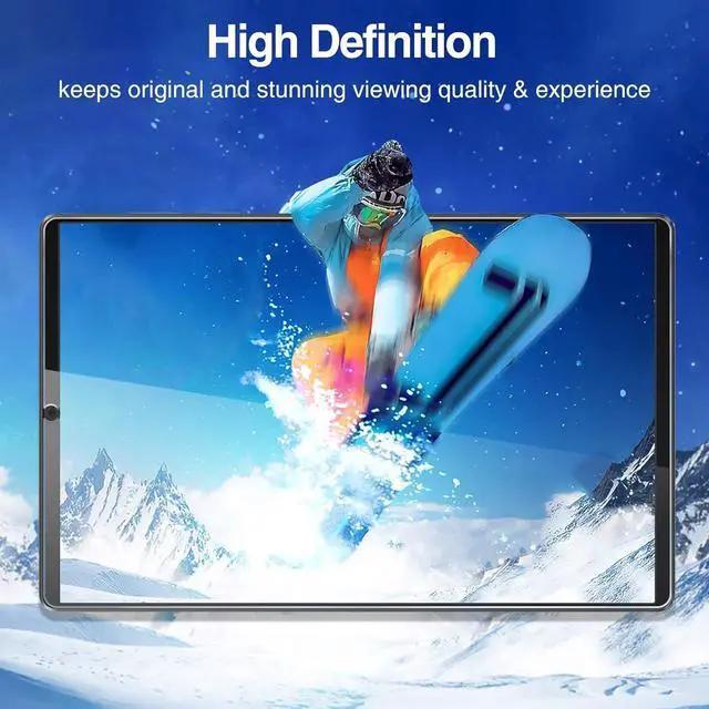Alt view image 5 of 7 - [2 Pack] Screen Protector for  Tab M10 FHD Plus 10.3 Inch TB-X606F TB-X606X Tempered Glass Screen Film Guard for  Tab M10 Plus (2nd Gen) 2020 Release
