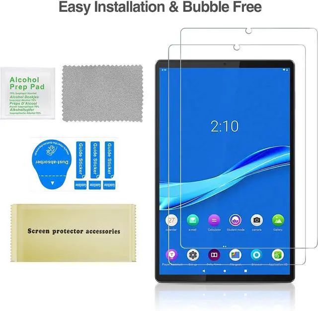 Alt view image 6 of 7 - [2 Pack] Screen Protector for  Tab M10 FHD Plus 10.3 Inch TB-X606F TB-X606X Tempered Glass Screen Film Guard for  Tab M10 Plus (2nd Gen) 2020 Release