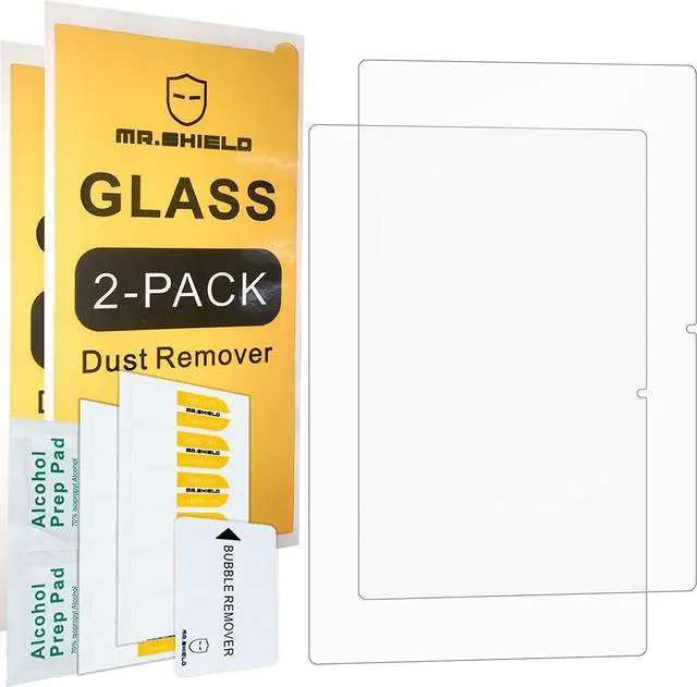 Alt view image 2 of 6 - [2-PACK] Screen Protector For Blackview Tab 11 Tablet [Tempered Glass] [Japan Glass with 9H Hardness] Screen Protector