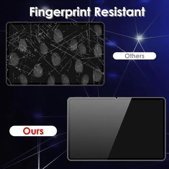 Alt view image 4 of 5 - 2-Pack Screen Protector Compatible with Onn 12.1 Tablet Pro (2024 Model) Tempered Glass Clear Film Anti-Scratch 9H Hardness Easy Installation