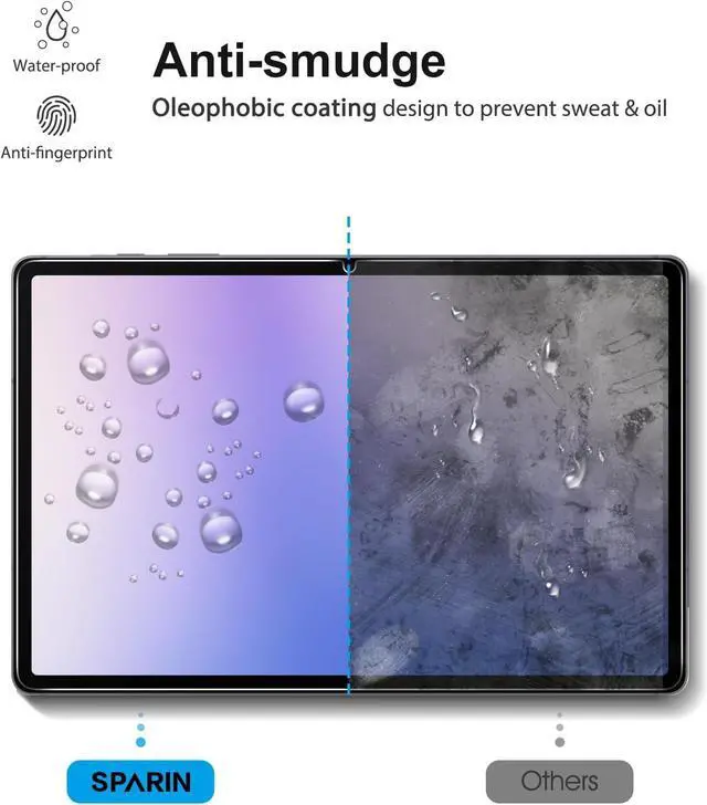 Alt view image 4 of 7 - 2 Pack Screen Protector for  Galaxy Tab S10 Plus 2024/S9 Plus/S7 FE 5G/S8+/S7+ (12.4 Inch) Tempered Glass S Pen Compatible Case Friendly