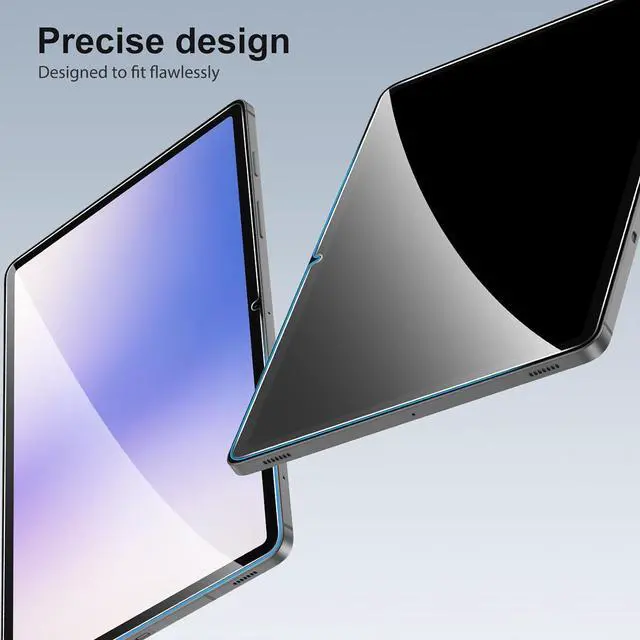 Alt view image 5 of 7 - 2 Pack Screen Protector for  Galaxy Tab S10 Plus 2024/S9 Plus/S7 FE 5G/S8+/S7+ (12.4 Inch) Tempered Glass S Pen Compatible Case Friendly