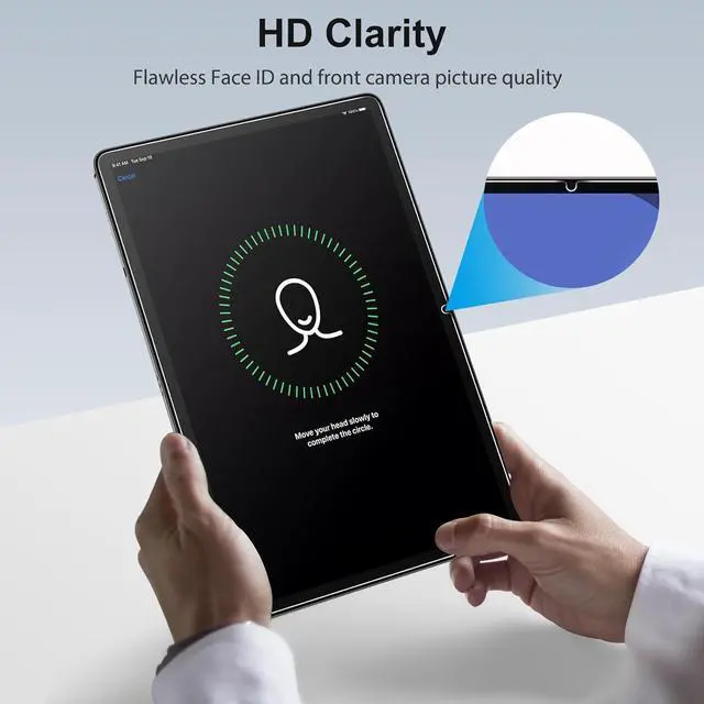 Alt view image 7 of 7 - 2 Pack Screen Protector for  Galaxy Tab S10 Plus 2024/S9 Plus/S7 FE 5G/S8+/S7+ (12.4 Inch) Tempered Glass S Pen Compatible Case Friendly