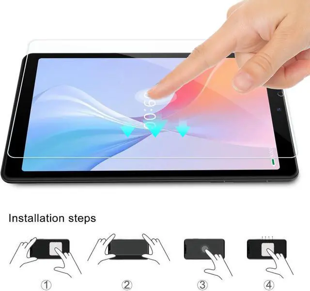 Alt view image 5 of 5 - 2 Pack Screen Protector Compatible with Onn 8 Tablet Gen4 2024/Onn Tablet 8 Kids 2024 Case Friendly Tempered Glass for Onn 8inch Tab let ProAnti Scratch Anti BubbleHigh Definition