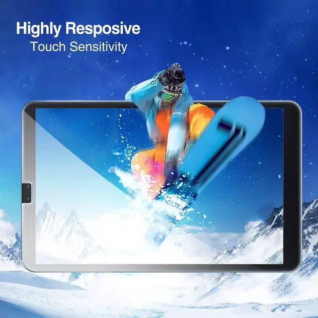 Alt view image 6 of 6 - LG G Pad 5 10.1 Screen Protector 2019 (LM-T600 / LM-T605) Tempered Glass Screen Film Guard Screen Protector for 10.1 inch LG G Pad 5 2019 -Clear