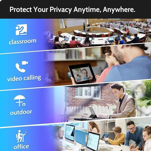 Alt view image 7 of 7 - Privacy Screen Protector for iPad 10th 2022 10.9 & iPad 11th A16 2025 11 Anti Blue Light Glare Spy Private Filter High Sensitive Bubble-Free Easy Install Black Security Screen