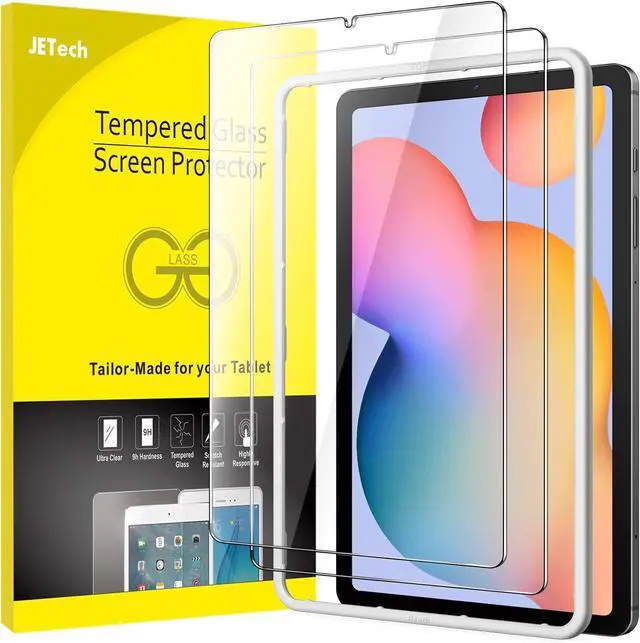 Main image of Screen Protector for  Galaxy Tab S6 Lite (10.4 Inch 2024/2022/2020 Model) with Easy Installation Frame 9H Tempered Glass Film HD Clear 2-Pack