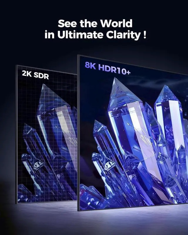 Alt view image 5 of 7 - Certified HDMI 2.1 Cable [4K@240Hz 144Hz 120Hz 8K@60Hz] 1440P Ultra High Speed HDMI Cable 48Gbps (Upgrade Braided) HDR10+ eARC HDCP 2.3 Compatible for Xbox/PS5/PS4/ TV-6.6ft