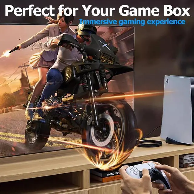 Alt view image 4 of 7 - HDMI Cable 6 FT 5-Pack 4K HDMI TV Cable 6FT Shielded HDMI 2.0 CL3 Rated Cord for Smart Monitor with Streaming TV 4K 1080P@144Hz ARC & CL3 Rated | for Laptop Monitor PS5 PS4 Xbox Soundbar