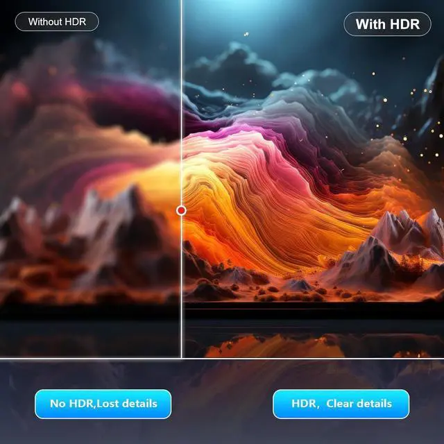 Alt view image 6 of 7 - Certified Fiber Optic HDMI Cable 6.6 ft 8K Long HDMI 2.1 Cable 48Gbps Ultra High Speed HDMI Cord 8K@60Hz 4K@120Hz eARC HDR10 Dolby Vision for PS4/PS5/Xbox Series X/S Home Theater Gaming