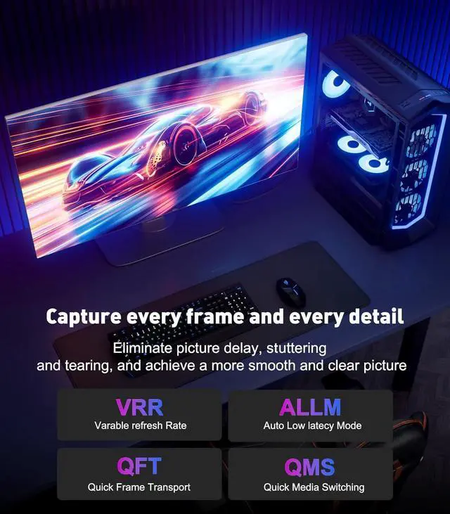 Alt view image 4 of 7 - 10K 8K HDMI 2.1 Cable 6.6 FT 48Gbps Certified Ultra High Speed HDMI? Cables Cord 8K@60Hz 4K@120Hz DTS:X HDCP 2.2&2.3 HDR 10 eARC 12Bit Compatible for Laptop/Monitor/PS5/Xbox/UHD TV/PC