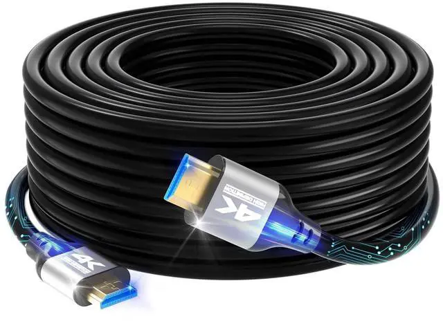 Main image of 4k HDMI Cable 50 FT High Speed HDMI 2.0 Cord Support 4K@60Hz ARC HDR 3D Ethernet Compatible with TV Blu-Ray PS4/5 Projector Soundbar Sky PC Laptop