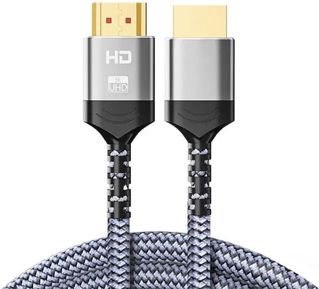 Main image of 8K HDMI to HDMI Cable Certified Ultra High Speed HDMI Cable 4K@240Hz 8K@60Hz HDMI 2.1 5 Feet 48Gbps Aluminum Shell Nylon Braided