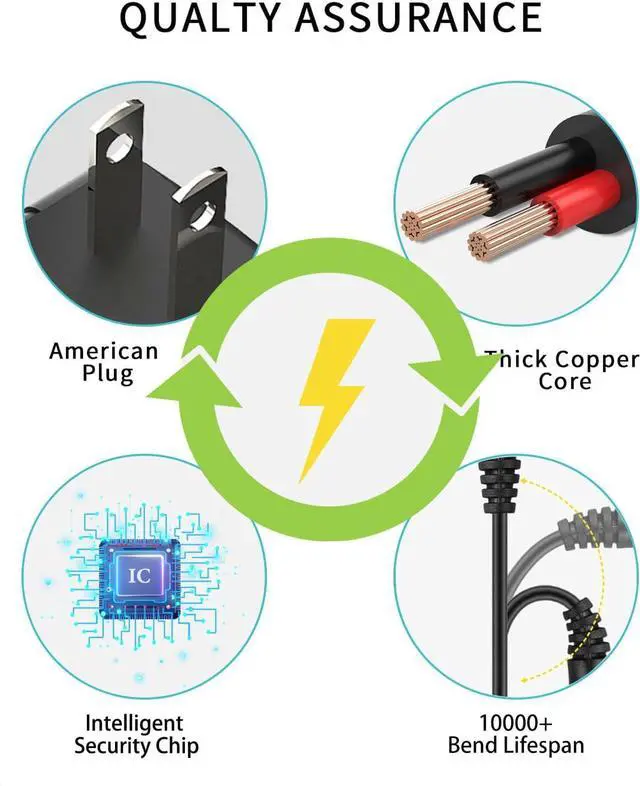 Alt view image 3 of 7 - 12V 2A Power Supply AC Adapter Replacement with 8 Tips Regulated 12 Volts 2000mA Cord Charger for LED Strip Light CCTV Camera GPS Webcam Router BT Speaker DC12V Transformer (6ft)