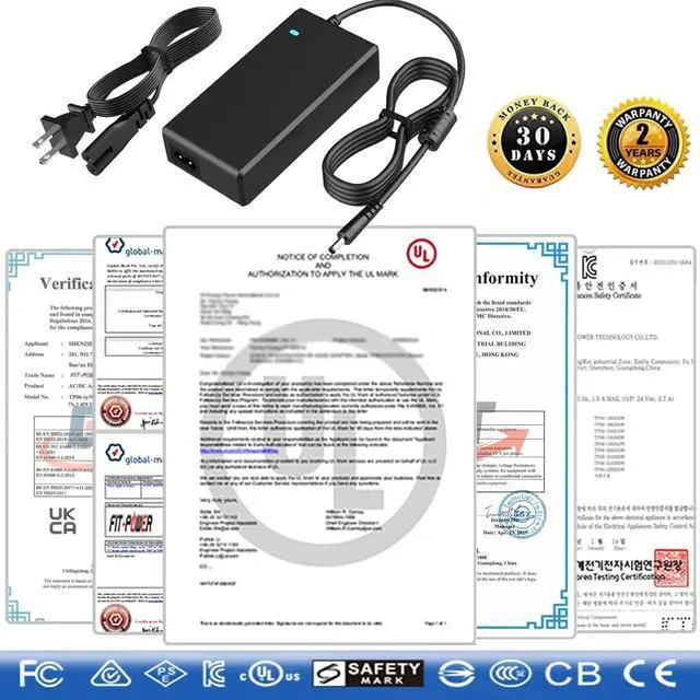 Alt view image 6 of 7 - 15V AC Power Supply Adapter Suitable for DC15V Electronic Devices Speakers displays Printers DJ Controllers Mini amplifiers etc. DC Output:0.5A 1A 1.5A 2A 2.5A 2.7A 3A 4A (60W/65W)