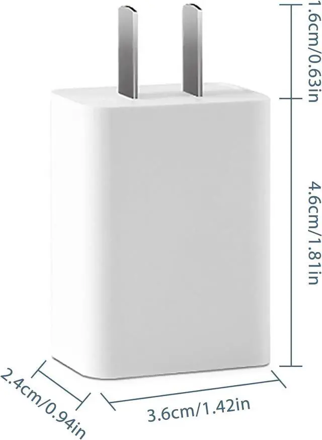 Alt view image 6 of 7 - USB Wall Charger 5V 2A Charger Power Adapter Fast Charging USB Charger Block Fast Plug Charging Block USB Wall Plug for Baby Bottle Warmer Phone iPad Kindle