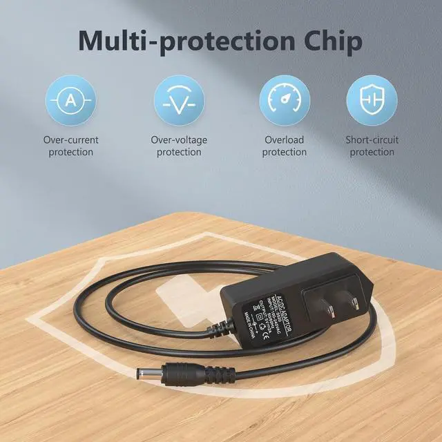 Alt view image 5 of 7 - 5V 2A Power Adapter 5V 2A Power Supply Adapter AC Adapter 100V-240V AC Power Adapter Wall Charger for TV Box Camera Speaker Router & More DC Devices