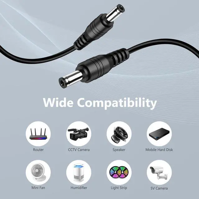 Alt view image 6 of 7 - 5V 2A Power Adapter 5V 2A Power Supply Adapter AC Adapter 100V-240V AC Power Adapter Wall Charger for TV Box Camera Speaker Router & More DC Devices