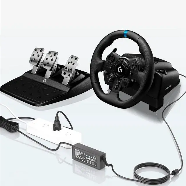 Alt view image 7 of 7 - for  G920 G29 Power Supply - Fit for  Racing Steering Wheel G920 G923 G25 G27 G940 Driving Force GT Racing Wheel APD DA-42H24 AD10110LF 190211-0010 Adapter Cord