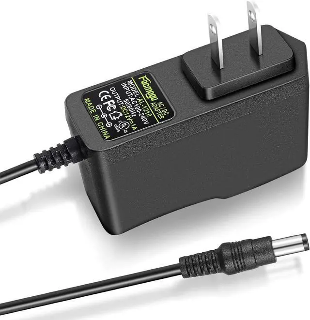 Alt view image 2 of 7 - 2 Pack 12V 1A AC/DC Power Supply 100-240V AC to DC 12V 1A Power Adapter 12W 12V 1 Amp Wall Adapter 12 Volts 1000mA Regulated Switching Power Converter with 5.5x2.5mm & 5.5x2.1mm DC Plug