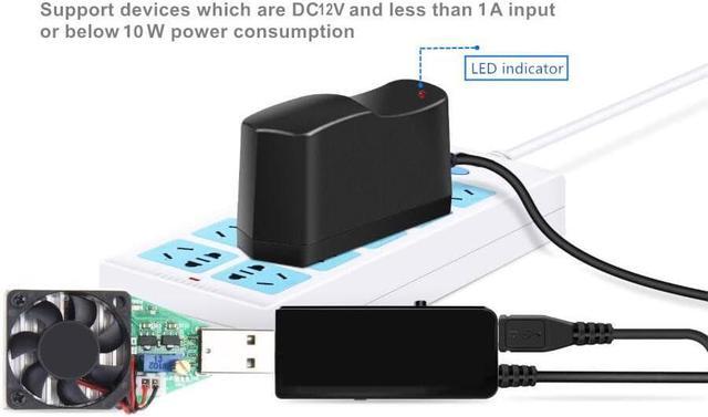 Alt view image 6 of 7 - DC12V Power Supply 1A 12V AC Adapter with 11 Changeable DC Plug Tips AC100-240V to DC12V 1000mA 800mA 600mA 500mA 400mA 200mA 100mA Charger Replacement 6FT