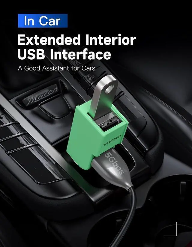 Alt view image 7 of 7 - 3 Ports USB 3.0 Adapter USB Hub with 1 USB 3.0 and 2 USB 2.0 Port Portable USB Port Splitter for Keyborad Mobile Hard Disk U Disk Camera Mouse etc (Green)