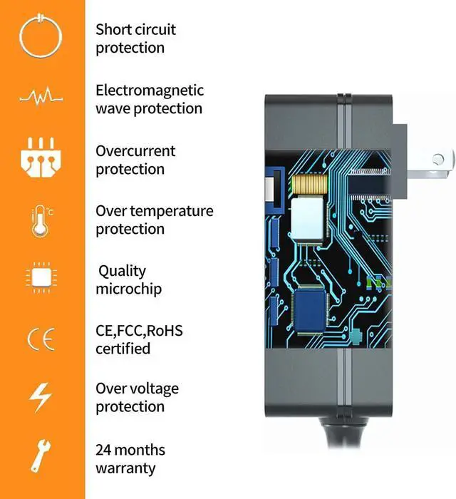 Alt view image 6 of 7 - 12V 3A Power Supply AC Adapter Charger with 11 Changeable DC Plug Tips AC120V to DC 12Volts 3A 2.5A 2A 1.5A 1A Power Adapter DC12V Switching Power Supply Cord for LED Strip Lights GPS PC Display