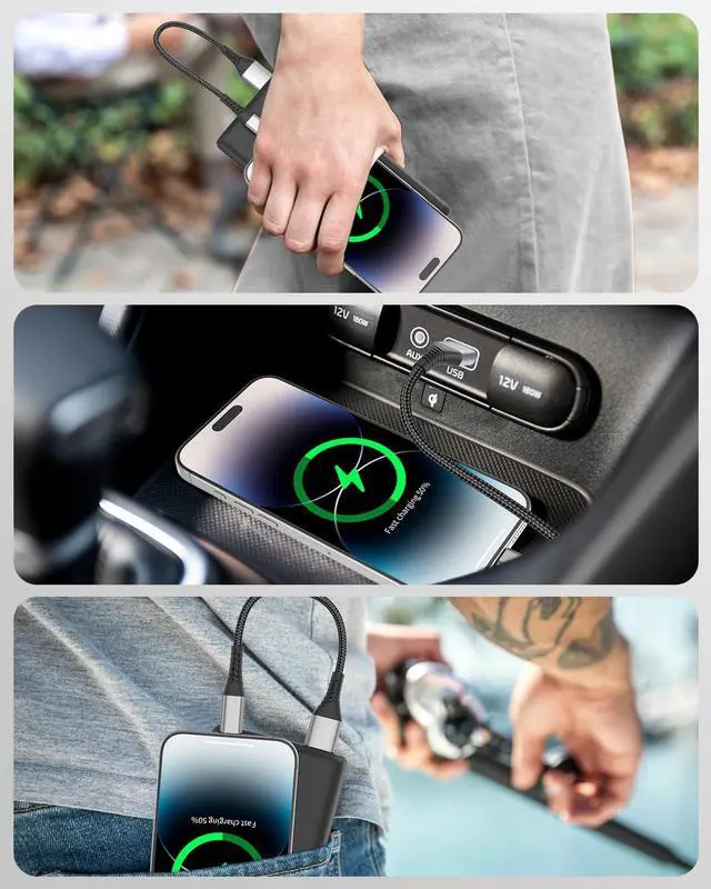 Alt view image 2 of 7 - 6 inch Short iPhone Charger Cord 2 Pack 0.5ft USB A to Lightning Cable iPhone Charger Fast Charging for Charging Stations iPhone 14 13 12 11 Pro Max