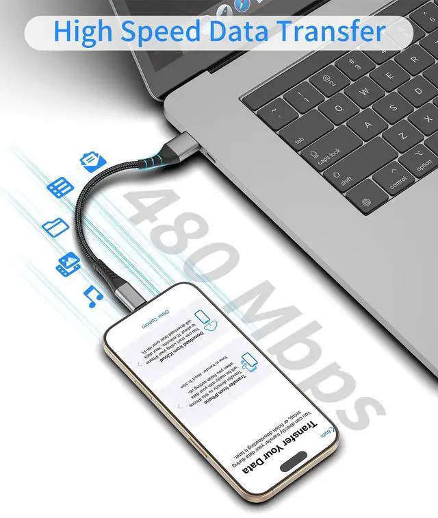 Alt view image 6 of 7 - 6 inch Short iPhone Charger Cord 2 Pack 0.5ft USB A to Lightning Cable iPhone Charger Fast Charging for Charging Stations iPhone 14 13 12 11 Pro Max