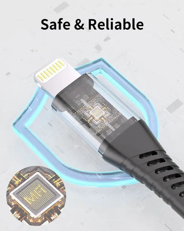 Alt view image 3 of 6 - Coiled Lightning Cable 2 Pack Retractable iPhone Charger Cord for Car USB to Lightning Cable Fast Charging Compatible with  CarPlay iPhone 14 13 12 11 Pro Max Mini 10 8 Plus XR SE AirPods
