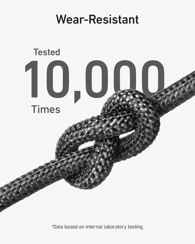 Alt view image 6 of 7 - USB C to Lightning Charging Cable 541 Organic Nylon Charging Cable MFi Certifiedfor iPhone 14/ Plus/Pro Max 13/ Pro 12 11 X XS XR