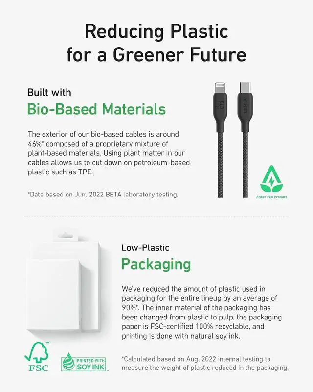 Alt view image 7 of 7 - USB C to Lightning Charging Cable 541 Organic Nylon Charging Cable MFi Certifiedfor iPhone 14/ Plus/Pro Max 13/ Pro 12 11 X XS XR