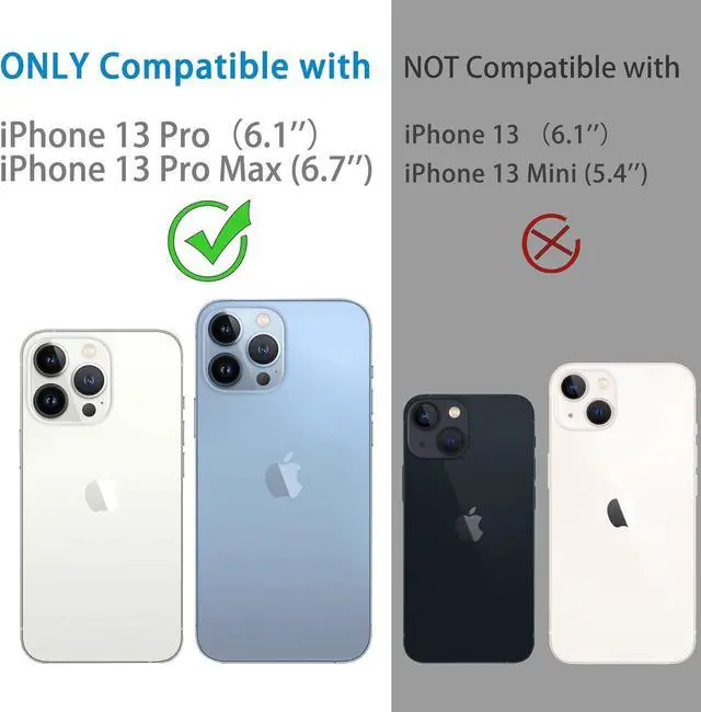 Alt view image 2 of 7 - 3 Pack Tempered Glass Camera Lens Protector for iPhone 13 Pro 6.1 & iPhone 13 Pro Max 6.7 Ultra HD 9H Hardness Anti-Scratch Case Friendly Easy to Install [No Affect on Night Shots]