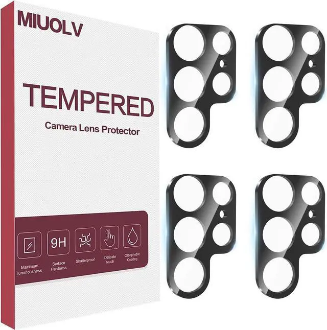 Main image of 4 Pack Camera Lens Protector for Galaxy S22 Ultra 9H Tempered Glass Camera Screen Protector Compatible with  Galaxy S22 Ultra 5G Bubble Free Scratch-Resistant Case Friendly High Definition