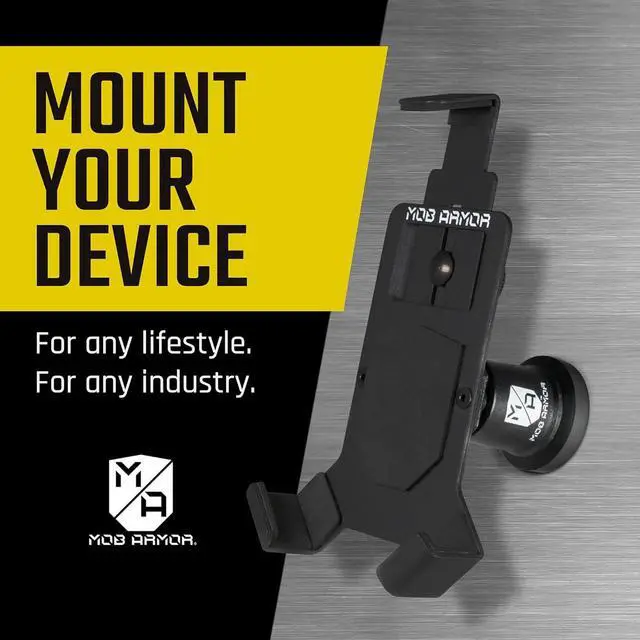 Alt view image 7 of 7 - Mob Armor Heavy Duty Magnetic Phone Mount for Car - Universal Car Phone Holder for iPhone & Android, Strong Magnet for Off-Road & Commercial Vehicles, Cell Phone Car Accessories for Women & Men