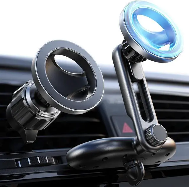 Main image of for MagSafe CD Phone Holder for Car Mount [Angle Adjustable] Magnetic Phone Holder for iPhone Magsafe Car Mount CD Slot Hands Free CD Player Phone Mount for iPhone 15 Pro Max Plus Galaxy