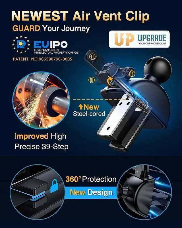 Alt view image 7 of 7 - VANMASS [2025 Upgrade Phone Holders for Your Car [Super Suction Cup] Cell Phone Mount Car Dashboard Window Vent Desk Fit for iPhone 16 Pro Max 15 14 Universal Handsfree Automobile Vehicle Cradle