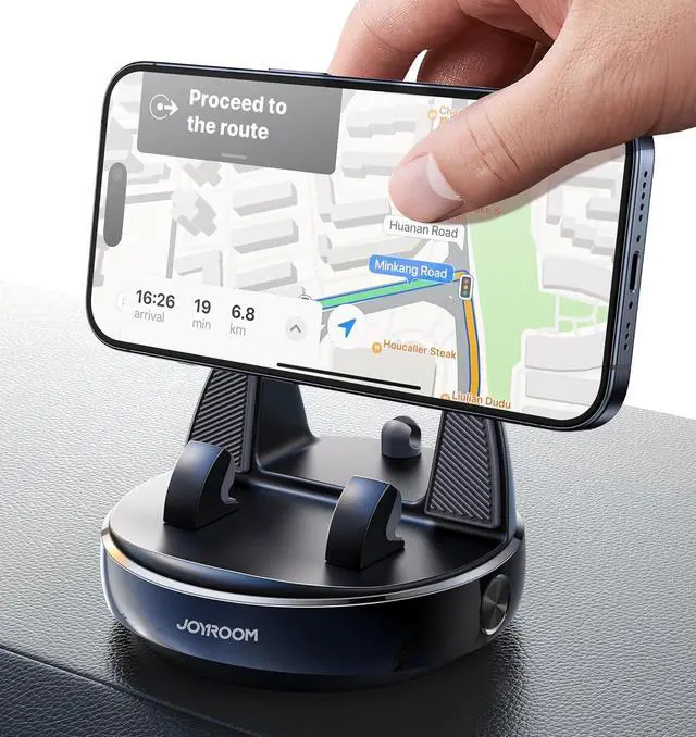 Alt view image 7 of 7 - Car Phone Holder with 360 Adjustable & Avoid Sun Glare Anti-slip Spring Snap Design Dashboard Cell Phone Holder Phone Holders for Your Car Compatible with Pop Grip Smartphones GPS Devices