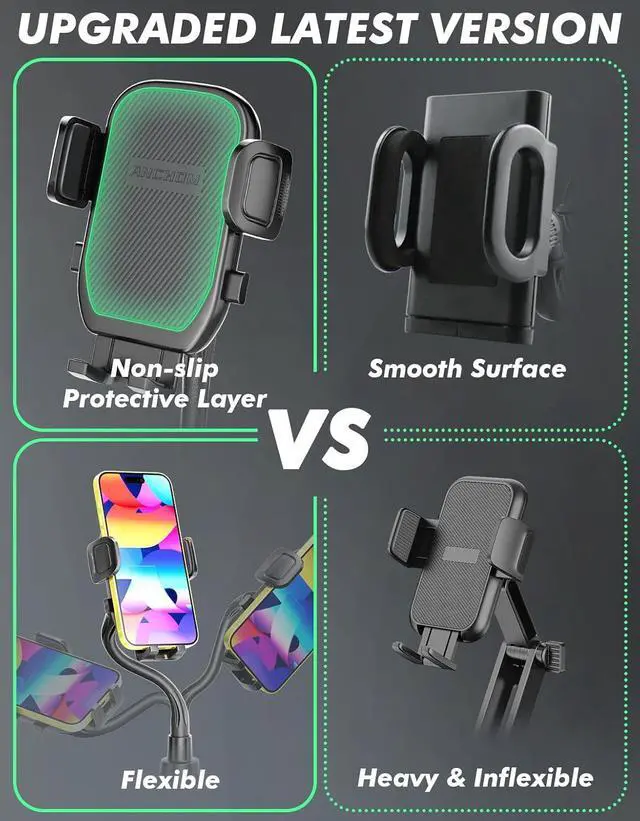 Alt view image 3 of 7 - Cup Phone Holder for Car Upgraded Car Phone Holder Phone Mount for Car with Expandable Base Cell Phone Cradles Compatible with iPhone  All 4.0-7.0 inches Phones