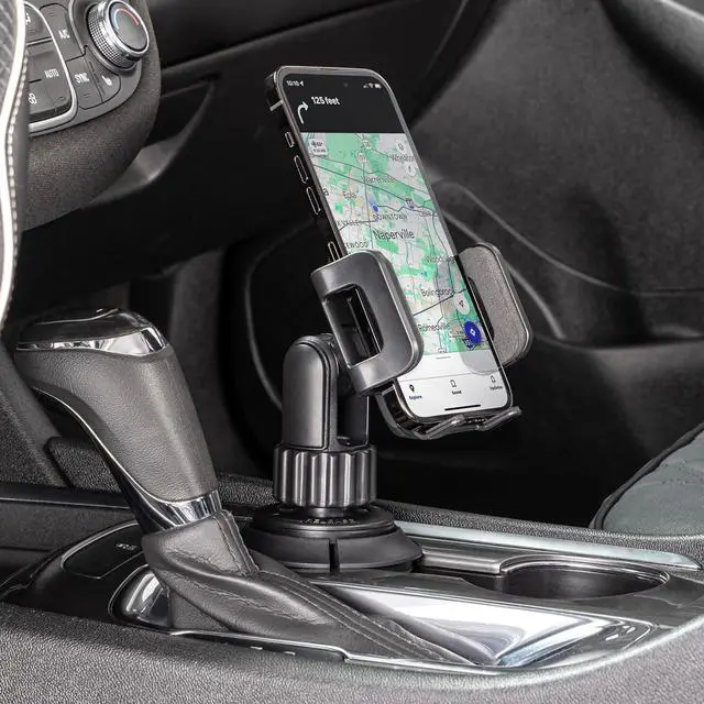 Alt view image 2 of 7 - Tuff Tech Cradle Cup Mount Phone Holder Universal Car Phone Holder