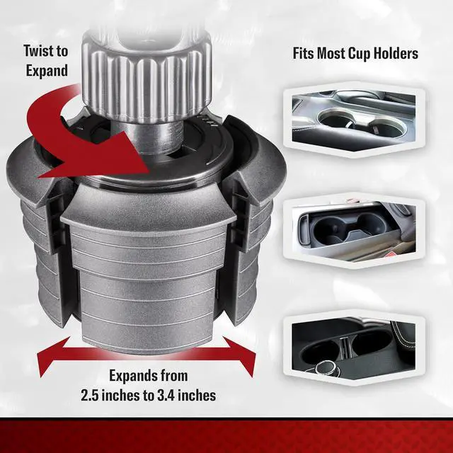 Alt view image 5 of 7 - Tuff Tech Cradle Cup Mount Phone Holder Universal Car Phone Holder