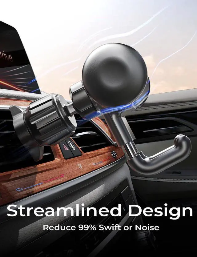 Alt view image 6 of 7 - Car Vent Phone Mount [Heavy Duty Friendly] Upgraded Car Phone Holder for Vent Cell Phone Car Mount for iPhone Car Mount Automobile Cradles Compatible with iPhone 15 14 13 Pro Max Smartphones