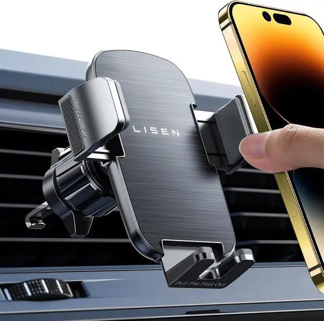 Main image of Car Phone Holder Mount 2025 Upgrade Phone Holders for Your Car Vent Cell Phone Holder Mount for iPhone 16 Pro Max Cell Phone Car Mount Vent for iPhone 16 15 14 13 12 Pro Max Mini Smartphones