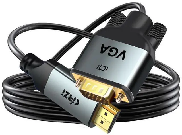 Alt view image 2 of 7 - HDMI to VGA Cable Uni-Directional HDMI Computer to VGA Monitor Cable (20ft)