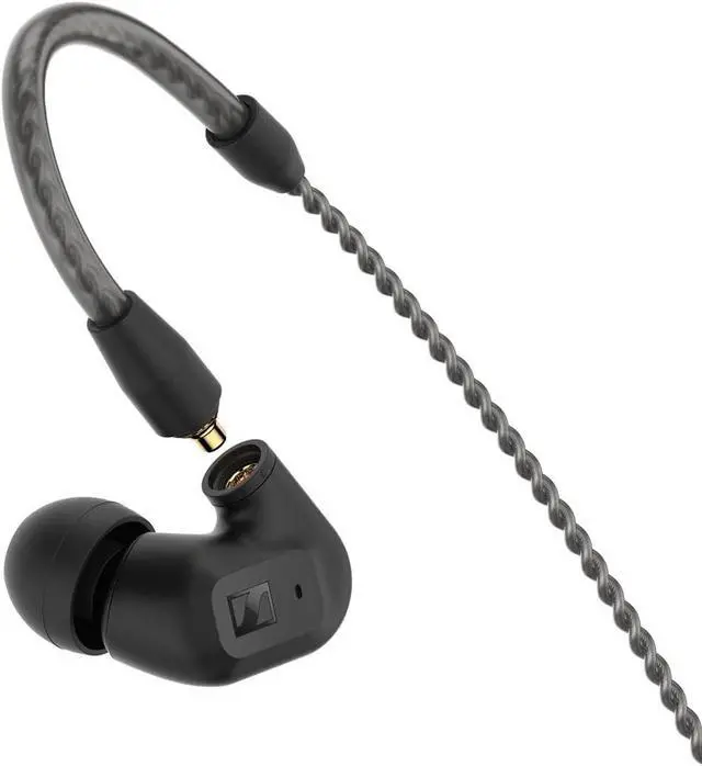 Alt view image 4 of 7 - Consumer Audio IE 200 In-Ear Audiophile Headphones - TrueResponse Transducers for Neutral Sound Impactful Bass Detachable Braided Cable with Flexible Ear Hooks - Black