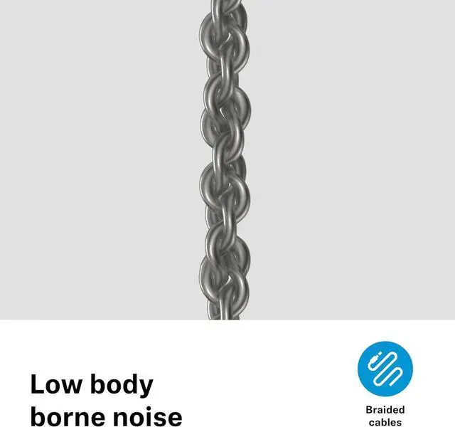 Alt view image 6 of 7 - Consumer Audio IE 200 In-Ear Audiophile Headphones - TrueResponse Transducers for Neutral Sound Impactful Bass Detachable Braided Cable with Flexible Ear Hooks - Black