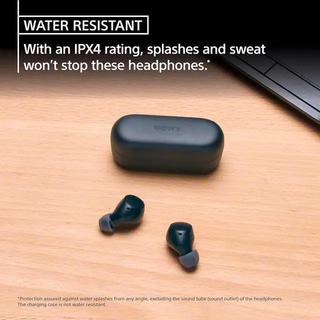 Alt view image 4 of 7 - Sony WF-C510 Truly Wireless in-Ear Bluetooth Earbud Headphones with up to 22-Hour Battery, Multipoint-Connection, Mic and IPX4 Water Resistance, Black- New