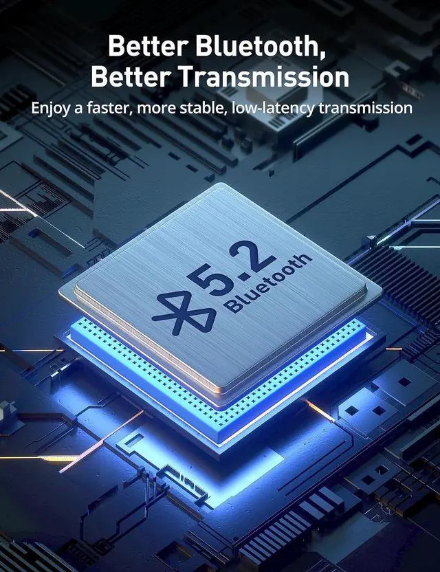 Alt view image 7 of 7 - Bluetooth Headphones, Bluetooth 5.2 Stereo aptX Wireless Earbuds Bass Magnetic Neckband IPX7 Waterproof Open Earbuds Bulit-in Mic with 24H Playtime, Lightweight Earphones for Sport, Gym, Blue