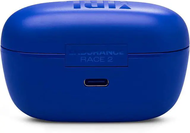 Alt view image 6 of 7 - Endurance Race 2 - Waterproof (IP68) Sports True Wireless Earbuds with 4 mics for Crisp Clear Calls Pure Bass Sound 48Hrs of Playback Plus Speed Charging & Active Noise Cancelling (Blue)